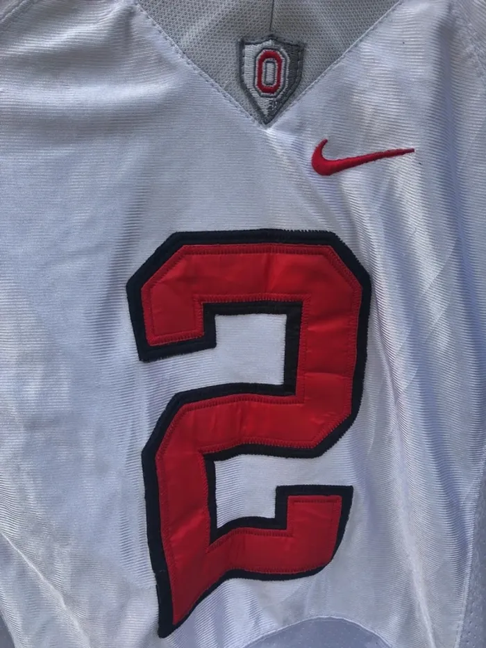 Nike Maillot NCAA jersey varsity Ohio State Buckeyes  American Football Mens M Made in Korea - photo numéro 4