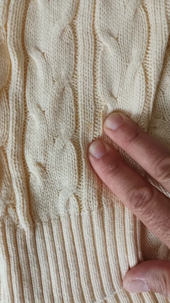 Pull torsadé Croft&barrow - Taille M - photo numéro 5