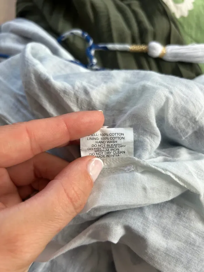 Goa Robe longue dos nu bleue et blanche – Taille 38 – Très bon état - photo numéro 11