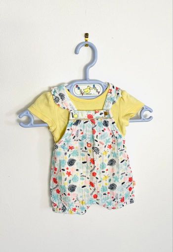 Ensemble salopette short « in extenso » Taille 3 mois