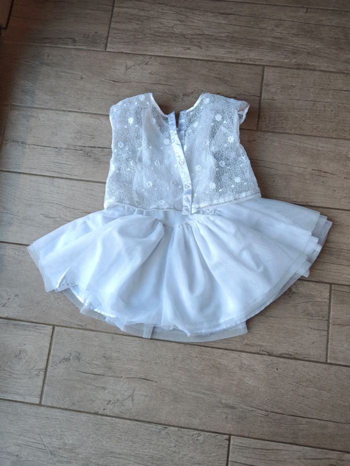 Robe blanche de cérémonie 3 ans - photo numéro 2