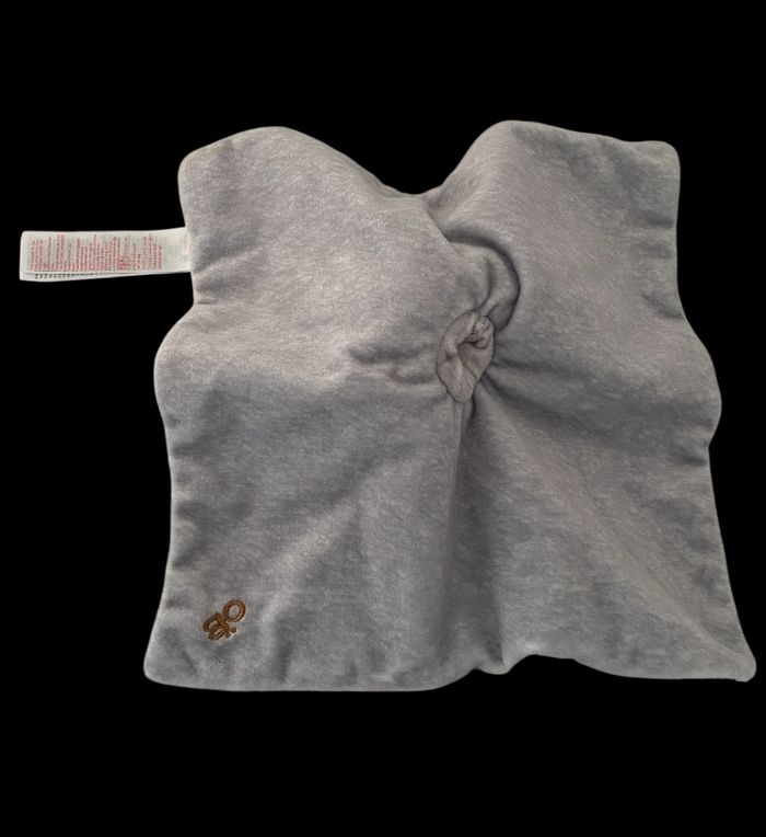 B6138❤️ Doudou plat Mouchoir Obaibi Okaidi Chien Bleu Rayé Blanc Gris - photo numéro 2