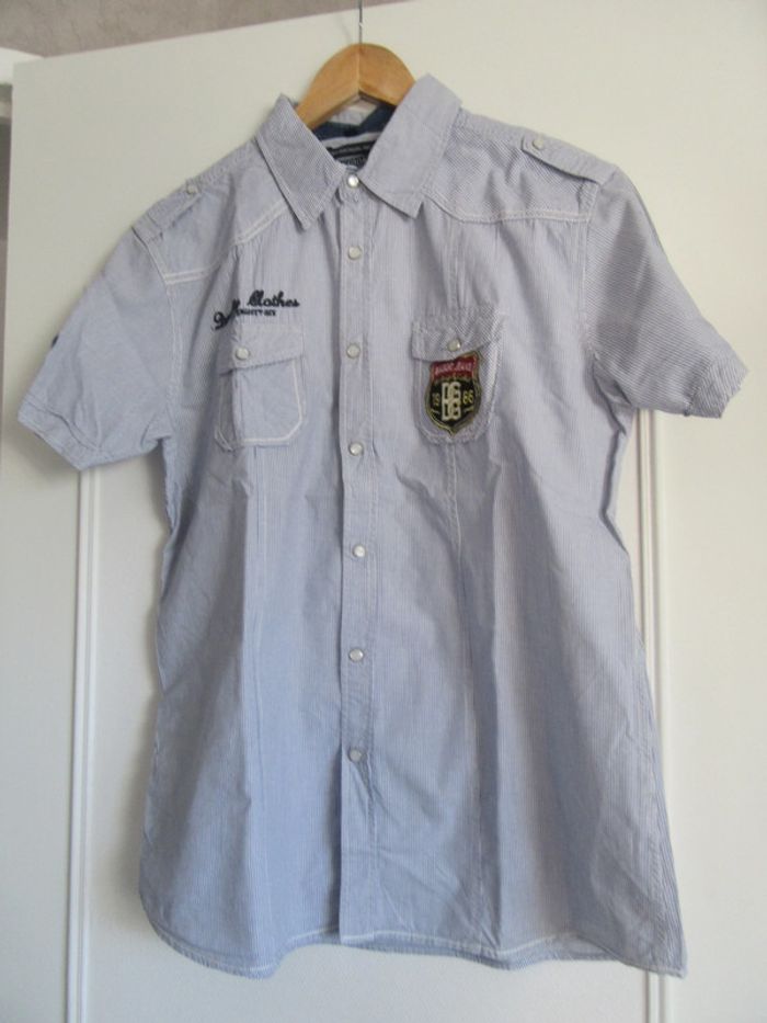 Chemisette rayée homme taille L Biaggio et co