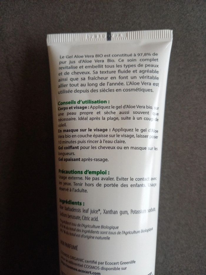 Gel Aloe Vera Peau et cheveux Bio neuf 150 ml - photo numéro 6