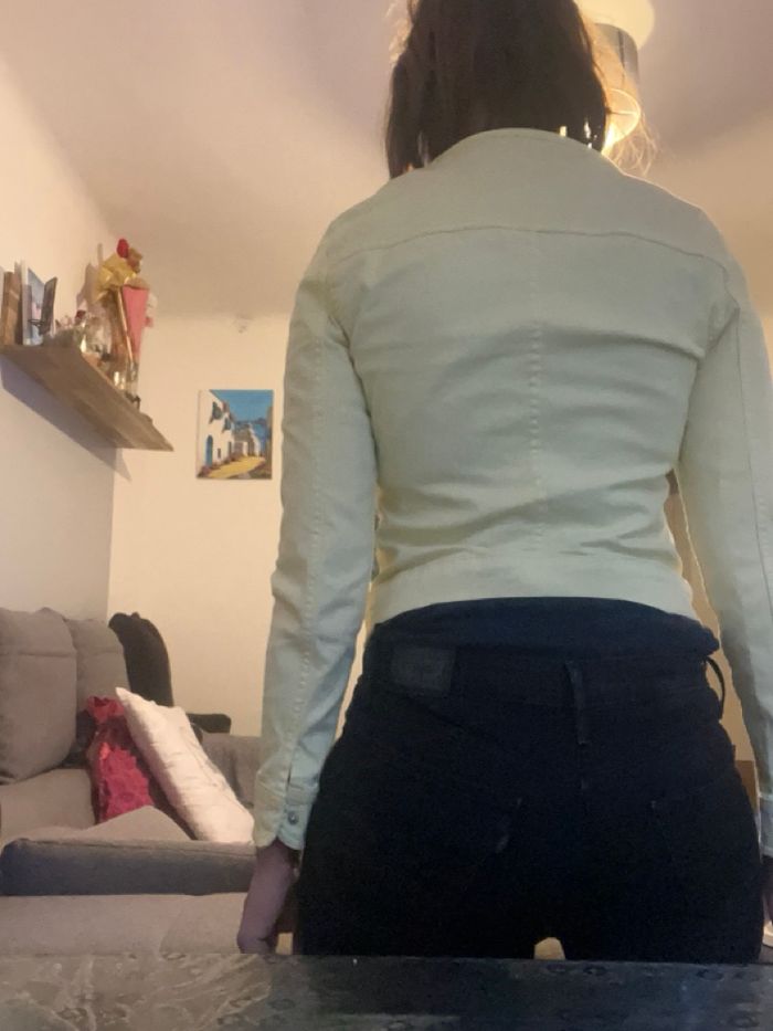 Veste en jean Camaïeu couleur jaune