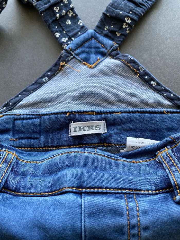 Lot jean Lévis + salopette IKKS 3 mois - photo numéro 3