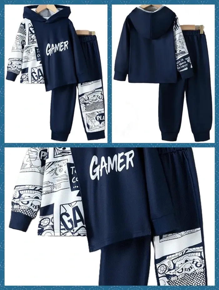 Ensemble Sweat à Capuche et Joggers 7/8 a