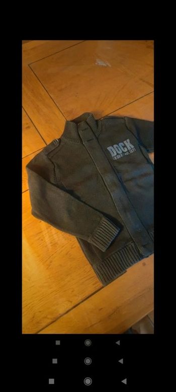 Gilet zippé 6 ans
