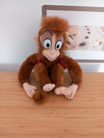 Peluche singe abu mattel 1992 vintage