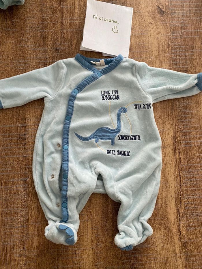 Pyjama dinosaure Orchestra taille naissance