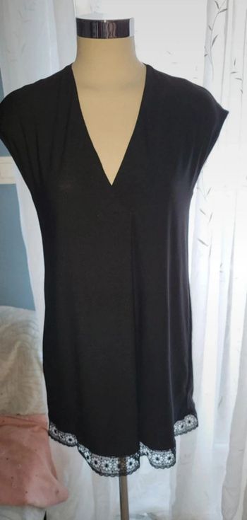 Robe courte dentelle Mango XS/S