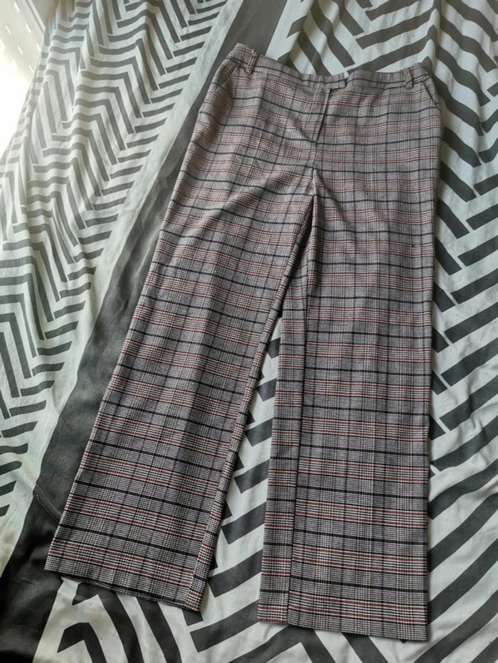 Pantalon à carreaux Etam