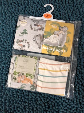 lot de 2 pyjamas livre de la jungle - n e u f s