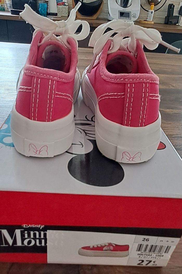 Baskets roses filles taille 26 Disney Minnie Mouse - photo numéro 6