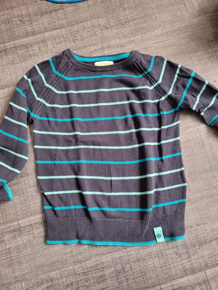 Pull rayé