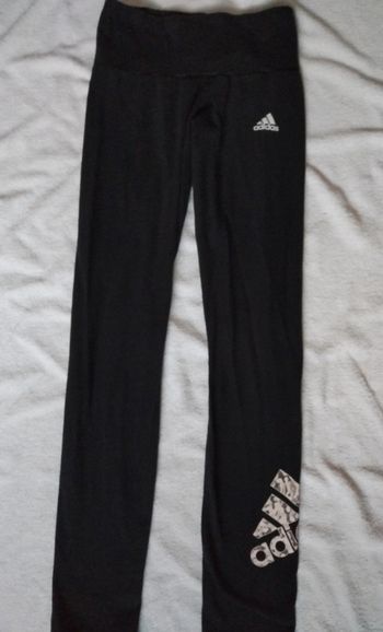 Legging sport fille xs noir Adidas neuf