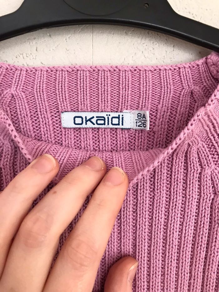 Pull rose Okaidi - photo numéro 3