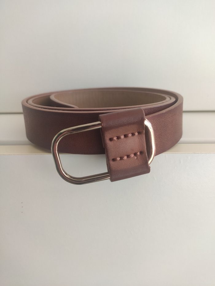 Ceinture marron à boucle 95 cm