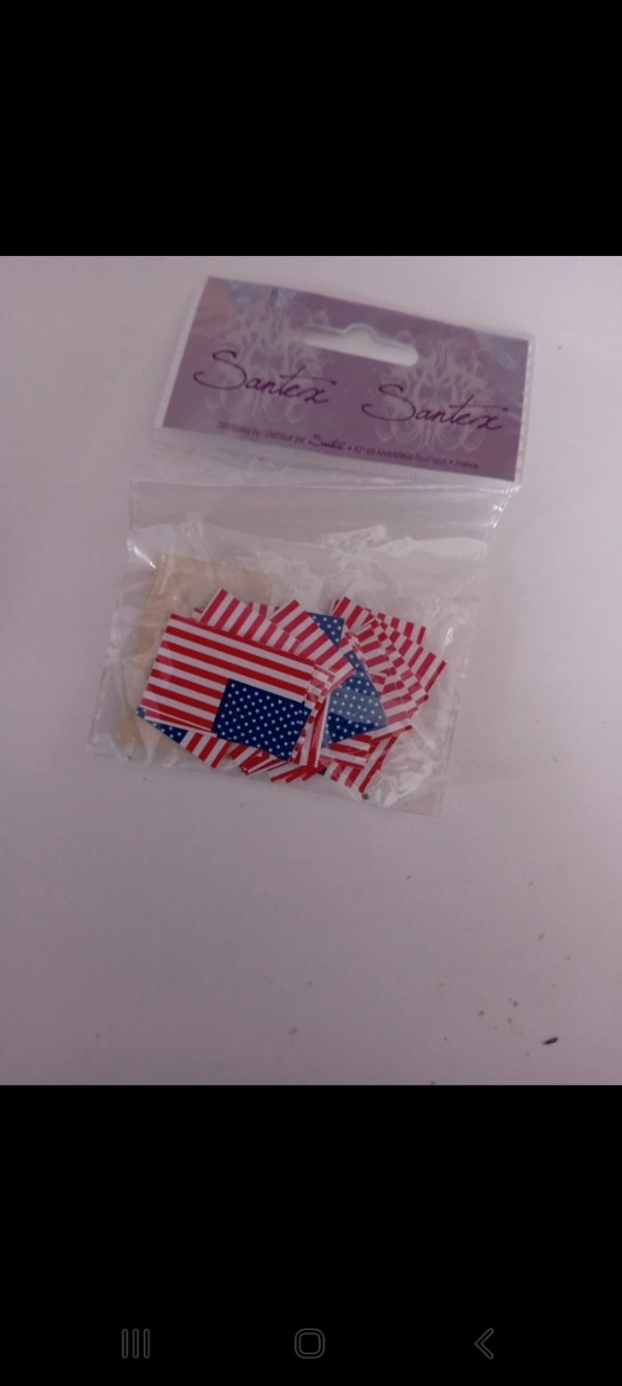Lot drapeaux cure dent - photo numéro 6