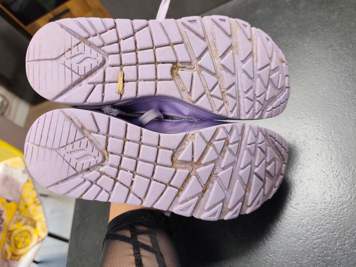 Skechers violet métallique 36 basket filles - photo numéro 9