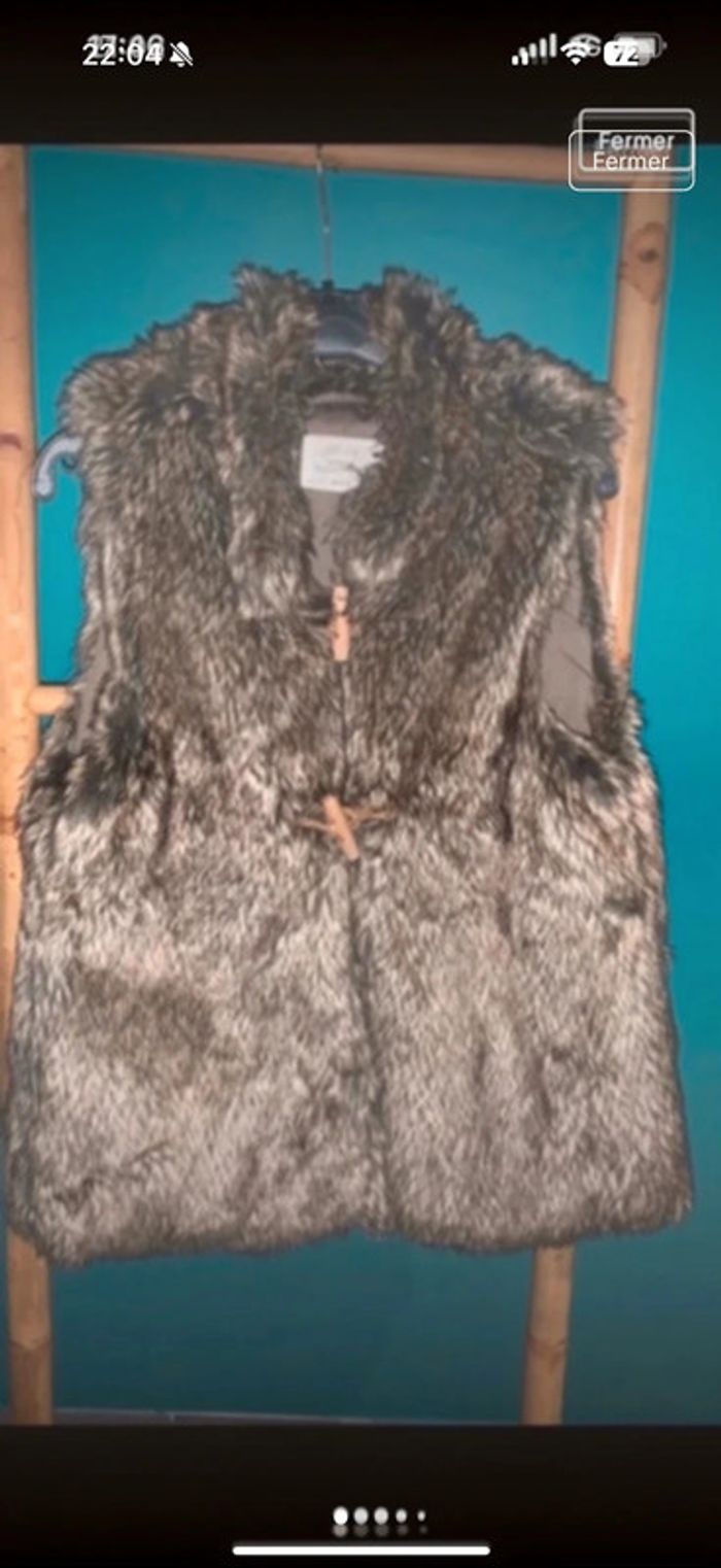 Gilet fourre sans manches Zara girls taille 13/14 ans en très bon état