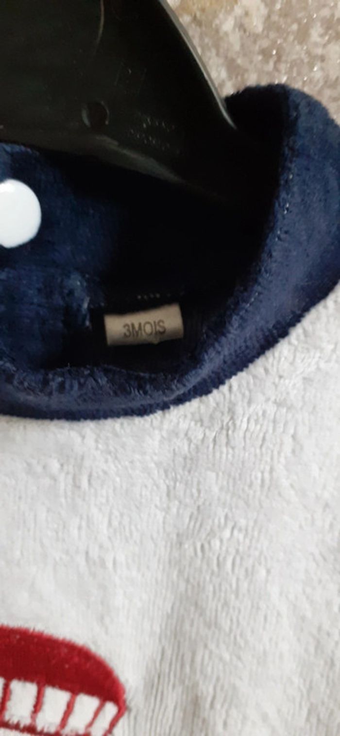 Pyjama velour petit marin 3 mois - photo numéro 5