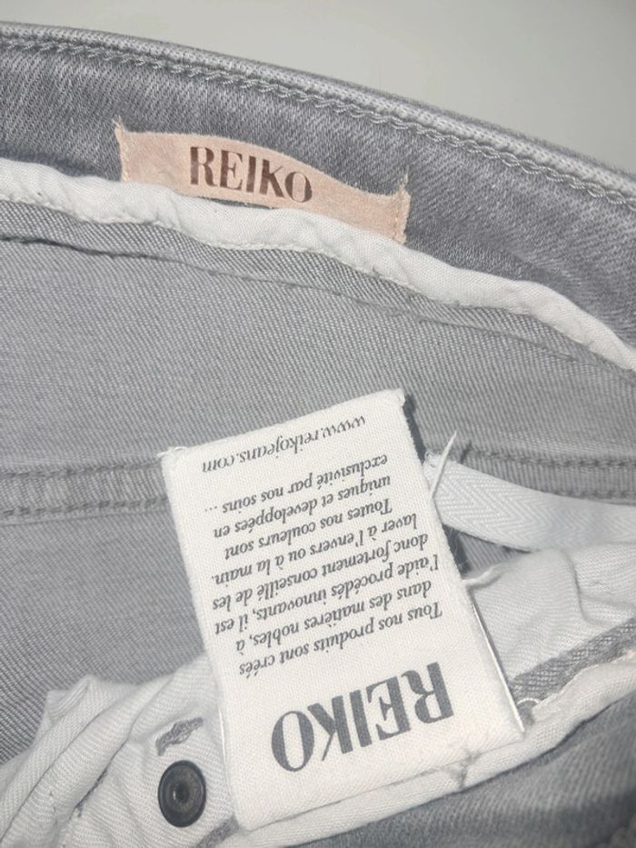 Reiko jean slim gris T.35 en tbe - photo numéro 9
