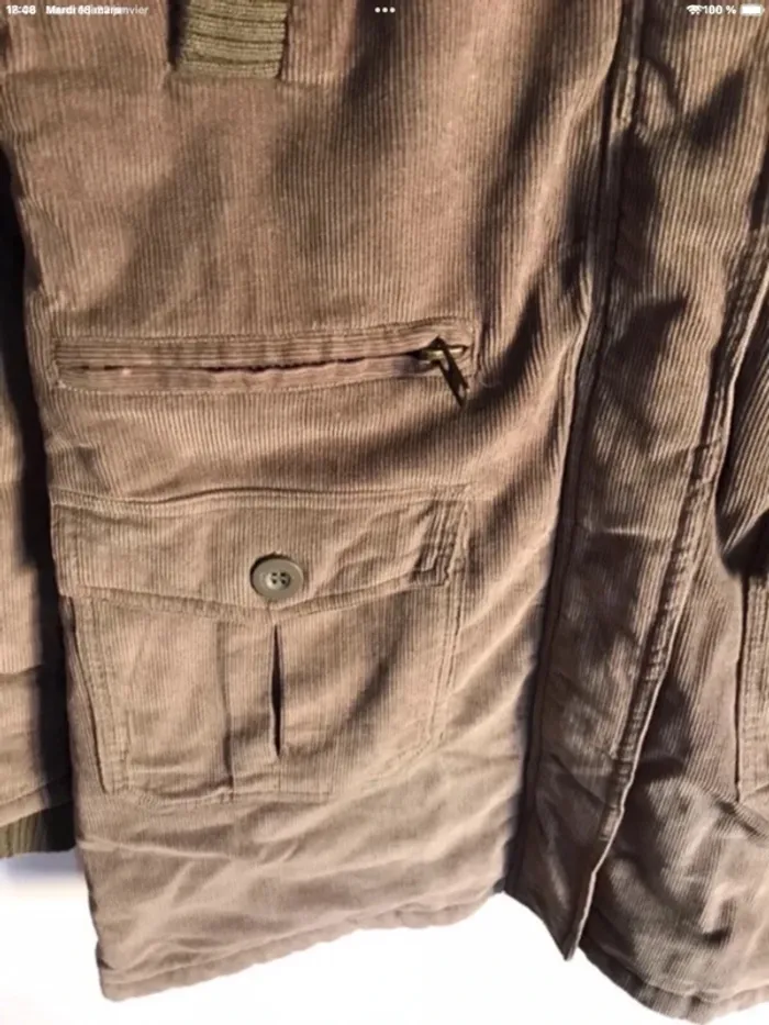 Manteau bien chaud kaki taille 1 - photo numéro 5