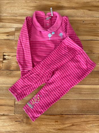 Ensemble legging t-shirt manches longues 12 mois