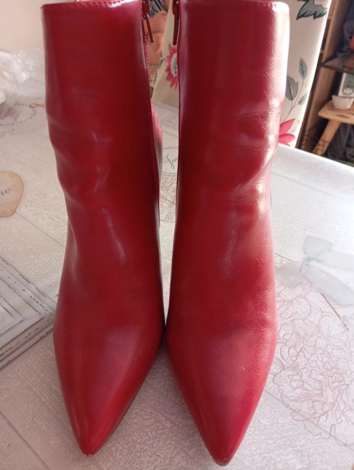 Bottines rouge - photo numéro 2