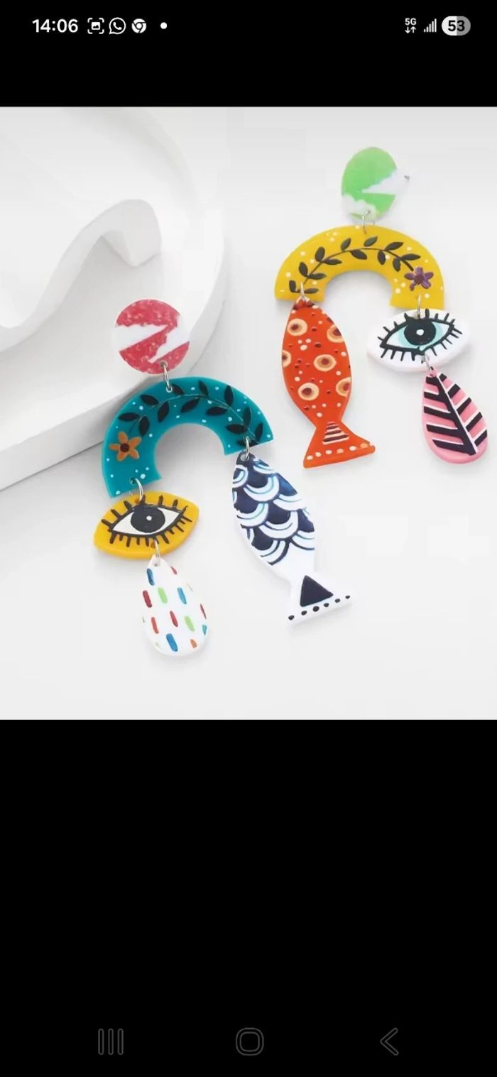 Clips ART Asymetriques oeil - photo numéro 2