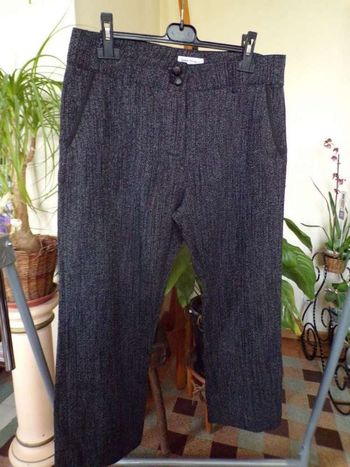 Pantalon noir chiné, marque Emma Pernelle, taille 42
