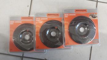 3 Pièces Disques de Meulage pour Façonner, Meuler pour bois