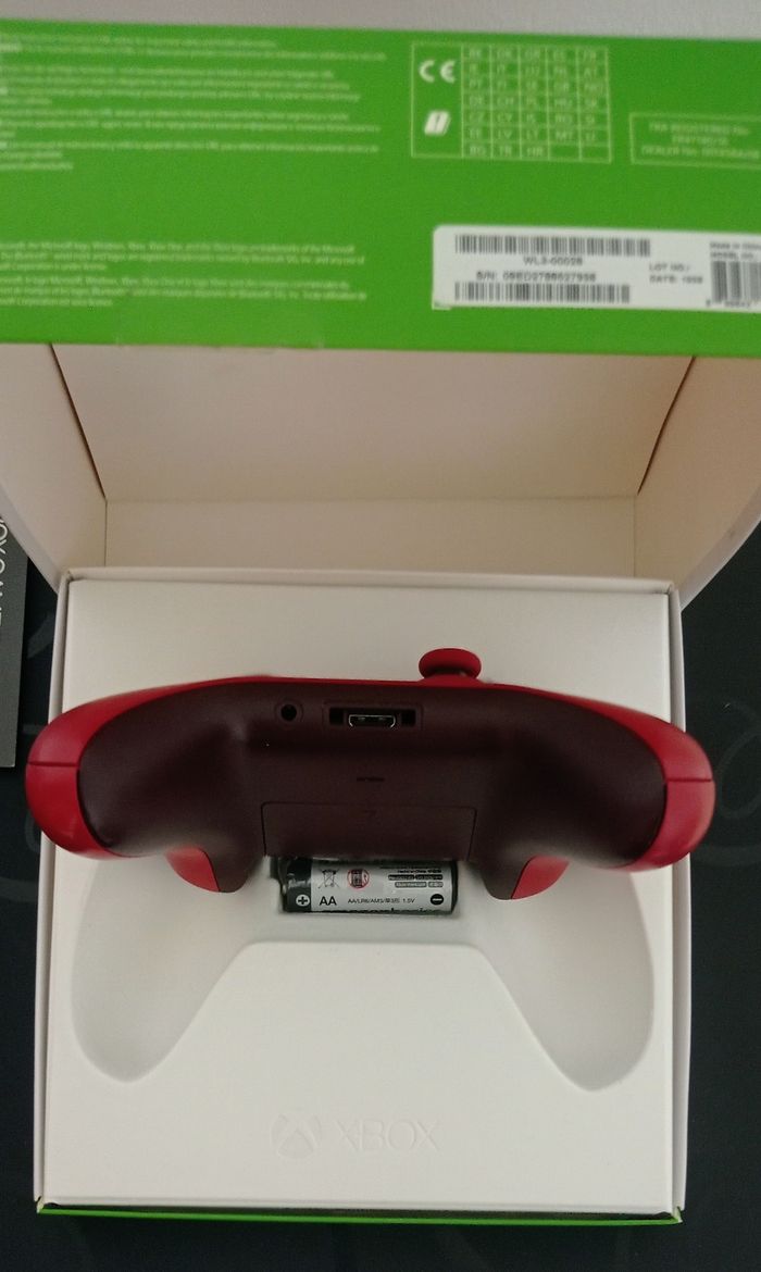 😍 manette Rouge Xbox one sx séries xs et pc en boîte - photo numéro 7