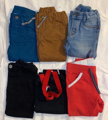 Lots pantalons pour bébé 74 cm
