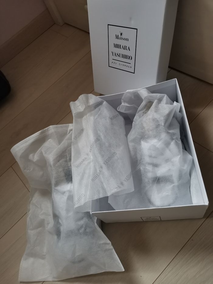 Maison Mihara Yasuhiro Baskets Blanches & Noires – Taille 44 – - photo numéro 6