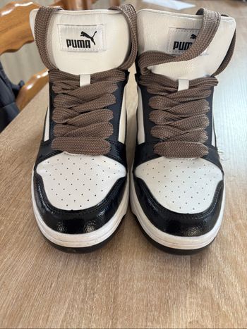 Baskets montantes Puma noires et blanches – Taille 39 (EU)