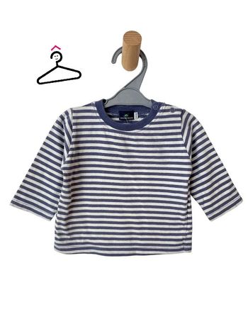 T-shirt à manches longues marinière - Sergent Major 6 mois