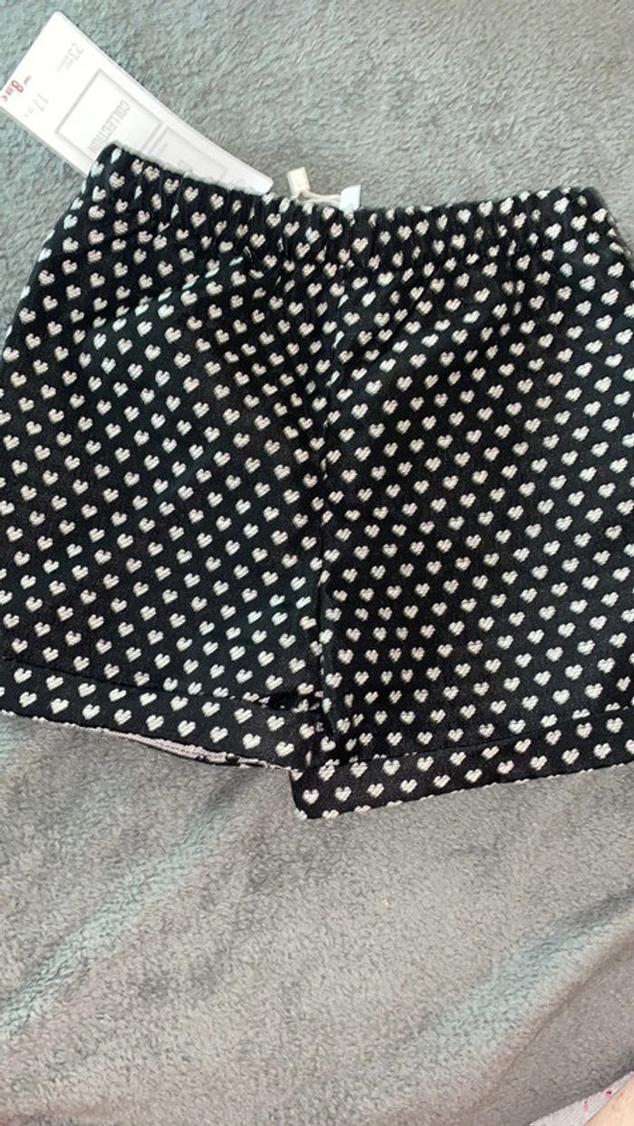 Short fille cœurs - photo numéro 3