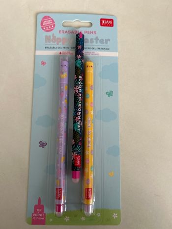 Legami lot stylod Pâques + stylo fleurs 