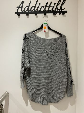 Pull à laçage femme taille unique (38-42)- neuf avec étiquette 