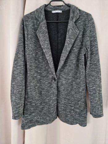 Veste gémo gris chiné