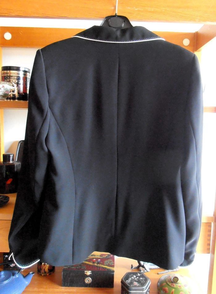 Blazer élégant femme, Your Sixth Sense, taille XXL 44, noir - photo numéro 4