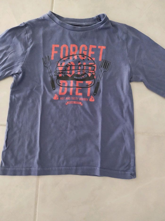 Tee-shirt manches longues garçon 8 ans - photo numéro 2