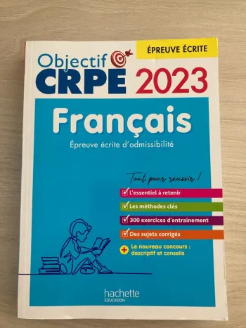 CRPE 2023 – Français  Hachette Éducation