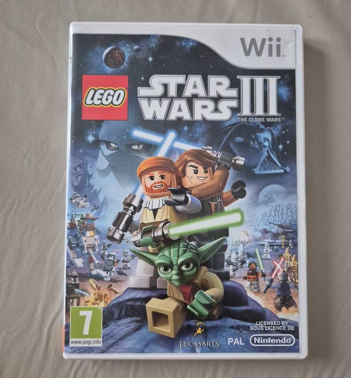 Jeu videos Nintendo Wii Lego star wars 3 complet PAL - photo numéro 1