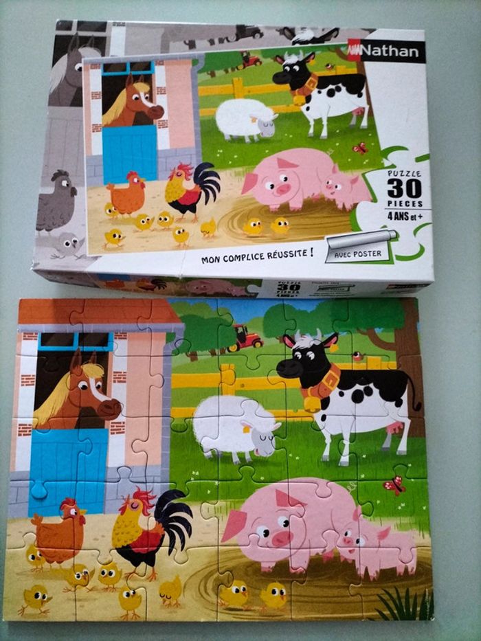 Puzzle sur la ferme - photo numéro 2