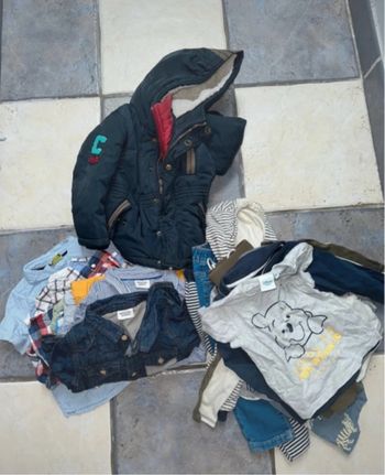 lot vêtements 80cm