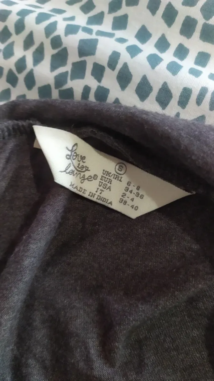 Short de pyjama gris chiné - photo numéro 3