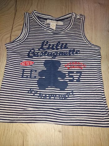 Débardeur 12 mois tbe